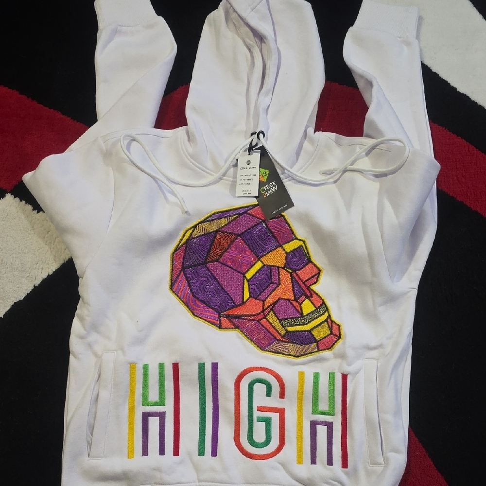 UNISEX White Heavyweight Hoodie